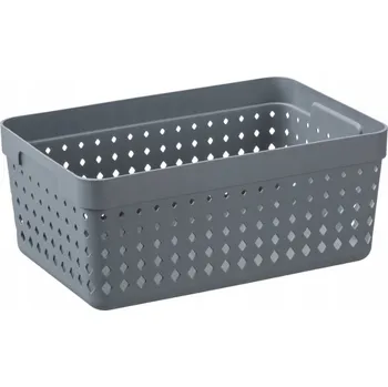 Obraz Univerzální koš Plast Team plast šedý 23,8x15,8x10 cm