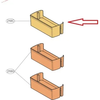 Příslušenství pro lednici MAN64898201 - Přihrádka pro mrazničku , chladničky LG