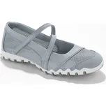 Sportovní baleríny ze síťoviny, na suchý zip šedá antracitová 40