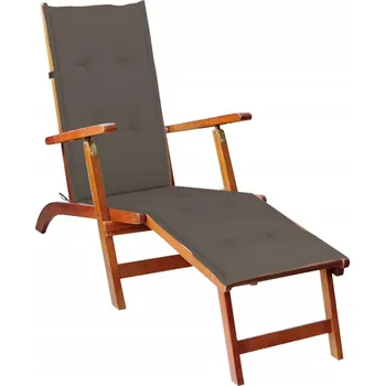 Zahradní lehátko Lehátko dřevo béžové VidaXL