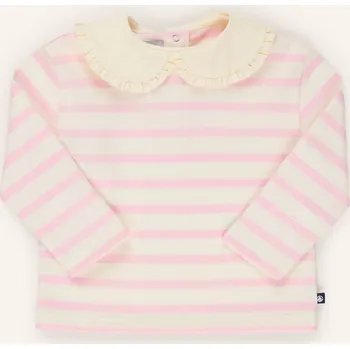 Dámské tričko Petit Bateau Dlouhé Rukávy Mariniere S Volánky pro miminko,...