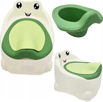 Kojenecká hygiena DĚTSKÝ NOČNÍK UZAVÍRATELNÝ RŮŽOVÝ VÝUKA POUŽÍVÁNÍ TOALETY + NÁHRADNÍ VLOŽKA