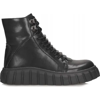 Dámská zimní obuv Dámské boty kotníkové boty kožené boty Filippo šněrovací platforma vel. 37