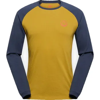 Pánské tričko pánské tričko dlouhý rukáv lezecké LA SPORTIVA Circle Logo Longsleeve M, Savana / Night Sky - L