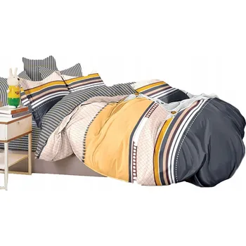 Povlečení SADA POVLEČENÍ 160x200 BAVLNĚNÝ SATÉN, POVLEČENÍ NA POLŠTÁŘE 70x80