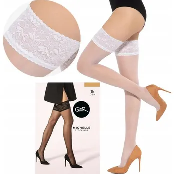 Podprsenka Gatta Michelle 01 samodržící punčochy bianco 5/6