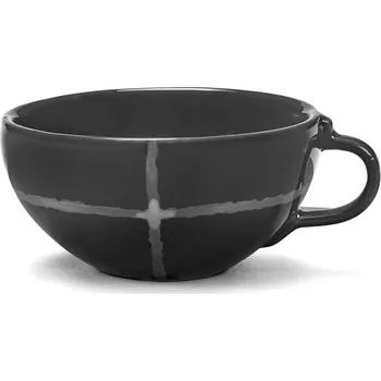 Serax, Šálky na kávu Zuma 200 ml černé, 2 ks - Formadore