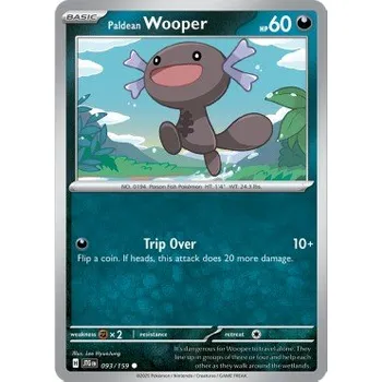 Sběratelská karetní hra Pokémon JTG 093/159 Paldean Wooper - Journey Together Stav: Near Mint, Verze: REVERSE HOLO