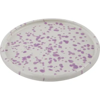 Talíř Butlers BOOGY SPLASH Snídaňový talíř 21 cm - fialová