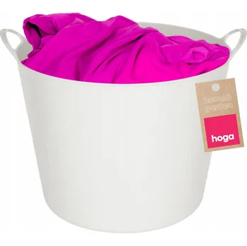 Koš na prádlo Hoga 42l bílý