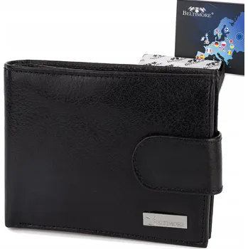 Peněženka Beltimore pánská peněženka z pravé kůže černá - muž