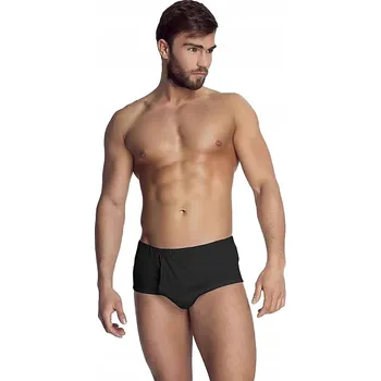 Slipy James Bradley Elegantní a sexy pánské slipy černé barvy 50/M