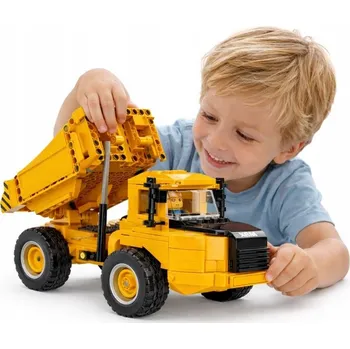 ostatní stavebnice STAVEBNICE TECHNICKÁ VOZIDLA STAVEBNÍ SKLÁPĚČKA SADA 545 dílů 03034