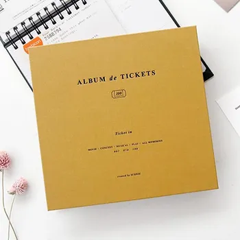 Fotoalbum Iconic ticket album, hořčicová