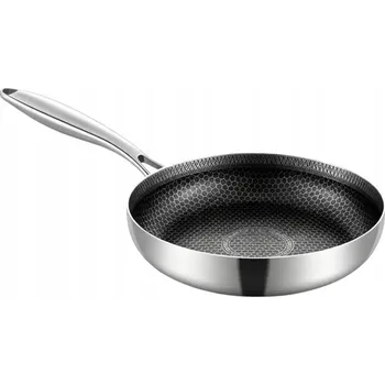 Pánev SOLIDNÍ Pánev S Nepřilnavým Povrchem MEDOVÁ PLÁSTEV NEREZOVÁ OCEL 24 cm 2.0 L