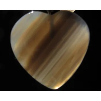 Přívěsek Achát - přívěšek srdíčko 2