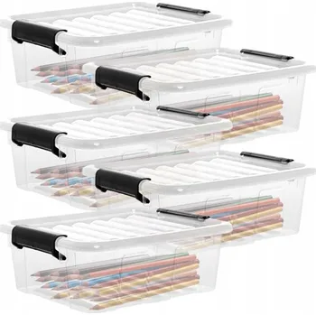 Úložný box UNIVERZÁLNÍ ÚLOŽNÝ BOX HOME BOX 1,5L 5 KS