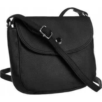 Kabelka Peterson kabelka přes rameno přírodní kůže černá