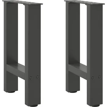 Konferenční stolek Nohy ke konferenčnímu stolku Antracit 2 ks 38x(42-43) cm Ocel