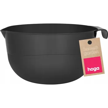 KUCHYŇSKÁ MÍSA PLASTOVÁ S VÝLEVKOU A UCHEM 2L ČERNÁ