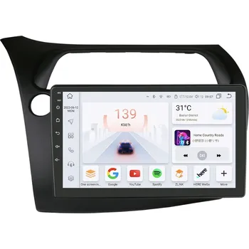 Autorádio HIZPO KXCIVIC9004 Autorádio 9" Android 13 pro Honda Civic 8 Model: S9008 (8+128GB) CHR1771