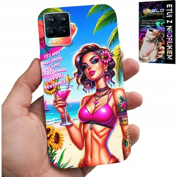 Pouzdro na mobilní telefon POUZDRO PRO REALME 8 / 8 PRO - TO NENÍ ALKOHOL, TO JSOU MOJE EMOCE