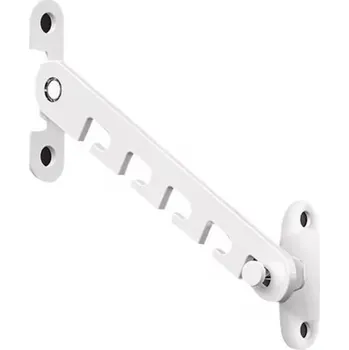 Příslušenství k oknu Kovová okenní zarážka, omezovač otevření okna M - Bílá