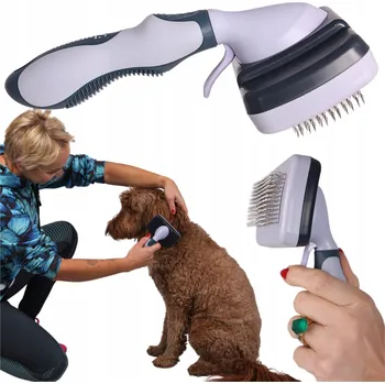 Kartáč pro zvířata Samočisticí kartáč Wobell pudl pro dlouhou i krátkou srst