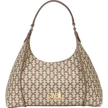 Kabelka Cavalli Class kabelka z polyuretanu béžová