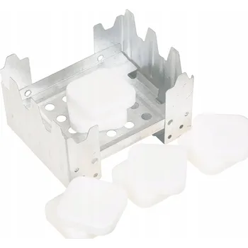 Turistický vařič Kombat Tactical Skládací vařič na pevný líh s palivem