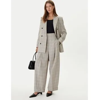 BOSS Kalhoty z materiálu Telda1 50553949 Béžová Oversize 34