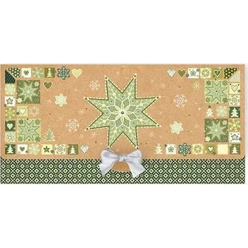 Obálka ARGUS Obálka na peníze vánoční luxusní 81-6038