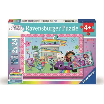 Puzzle RAVENSBURGER Puzzle Gábinin Kouzelný Domek 12004112 (48 dílků)