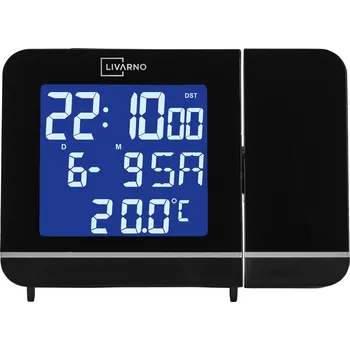 Radiobudík LIVARNO® Rádiobudík s projekcí času (černá)