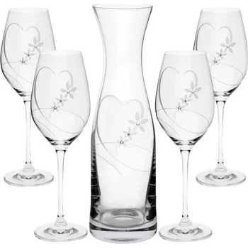 Sklenice VÝPRODEJ Crystals Vital set na víno (1+4)