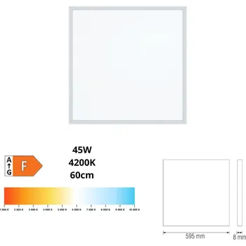 Stropní zapuštěné svítidlo Horoz Electric 45 W 60 cm bílé