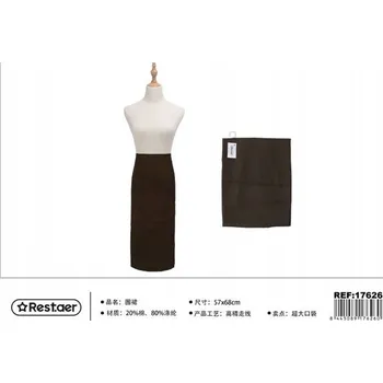 Kuchyňská zástěra Rest.aer - Hnědá zástěra (číšnická) 57*68 CM