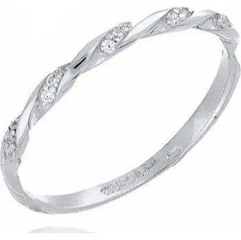 Prsten MOISS prsten z blého zlata