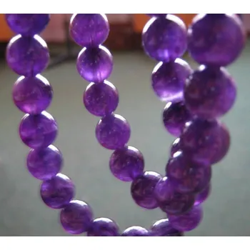 Náhrdelník Ametyst - náhrdelník krátký s většími kuličkami