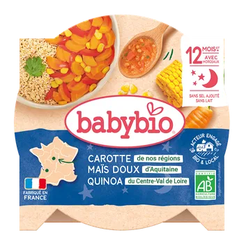 BABYBIO mrkev a sladká kukuřice s quinoa 230 g