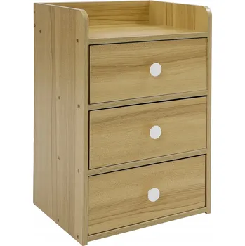 Noční stolek NOČNÍ STOLEK SE 3 ZÁSUVKAMI, 32*26*48 CM