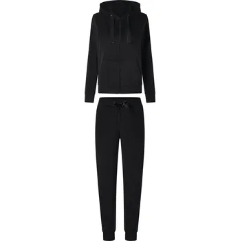 esmara® Dámská domácí souprava Nicki, 2dílná (černá, L (44/46))