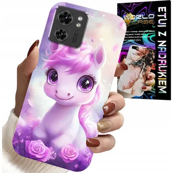 Pouzdro na mobilní telefon POUZDRO PRO MOTOROLA EDGE 40 - ROZTOMILÝ JEDNOROŽEC, POUZDRO PRO DĚTI