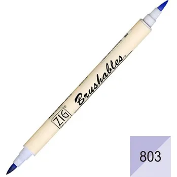 Kuretake štetcový fix oboustranný ZIG Brushables, 803 english lavender