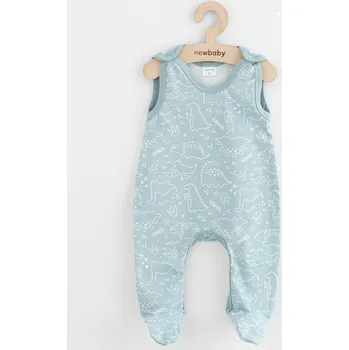 Kojenecké oblečení NEW BABY Kojenecké dupačky New Baby Classic II dino mátové Vel. 62