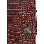 Kožená peněženka TRU VIRTU CLICK & SLIDE TWIN - Croco Brown