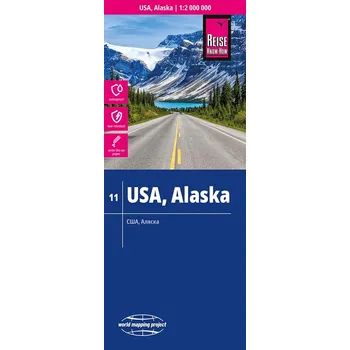 Reise Know-How Verlag mapa USA, Alaska (Aljaška, č.11) 1:2 mil. voděodolná - nové vydání