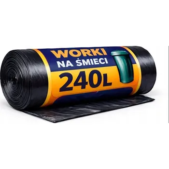 Pytle na odpadky Pytle na odpadky Raz Dwa WR240L/10/CZD černé