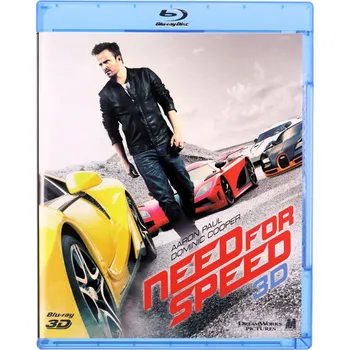 Blu-ray film NEED FOR SPEED 3D BLU-RAY Blu-ray 3D disk