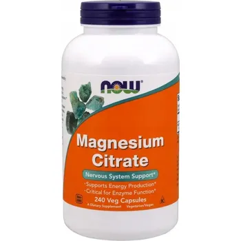 Now Foods Magnesium Citrát 133 mg 240 kapslí